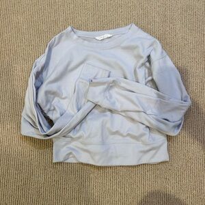 Double Zero Soft Gray Knit Top